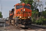 Eastbound intermodal crosses over